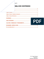 Tablas de Contenido