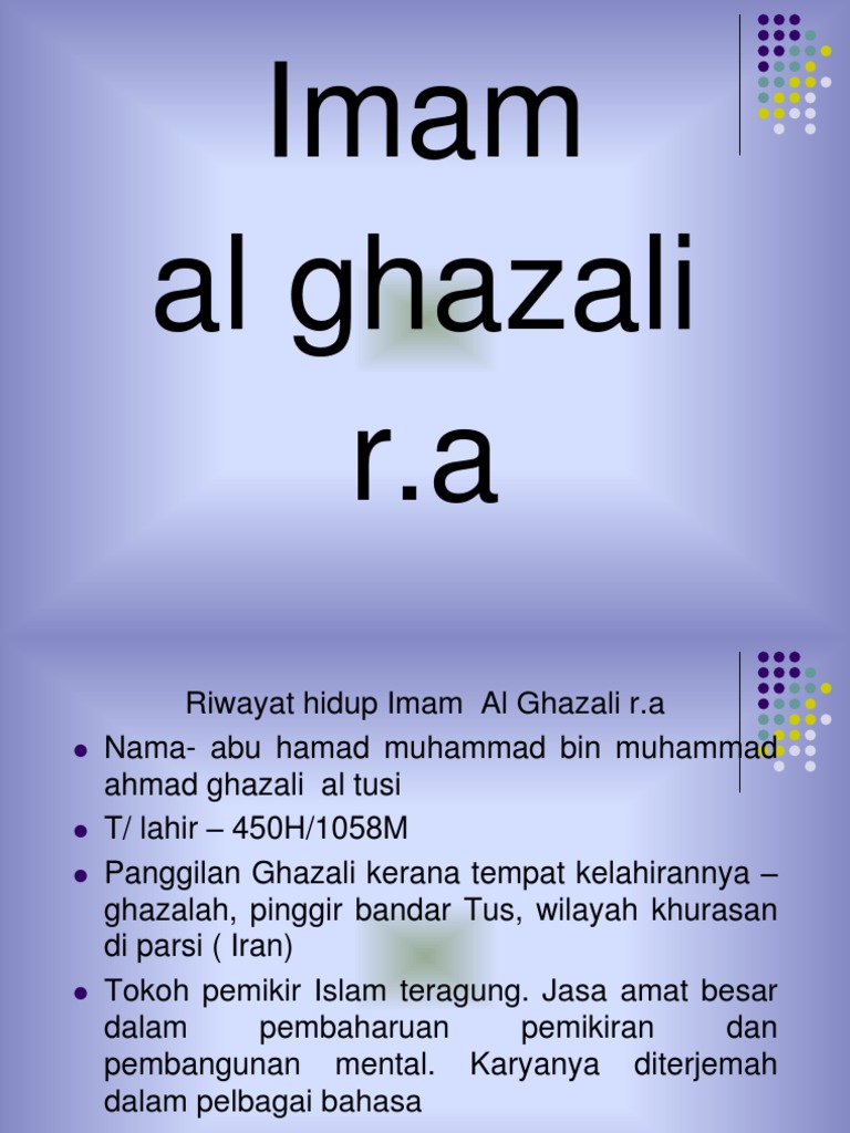 PEL 27 Imam Al Ghazali  PDF