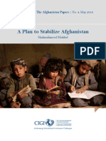 A Plan to Stabilize Afghanistan