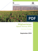 Afghanistan Opium Survey 2010