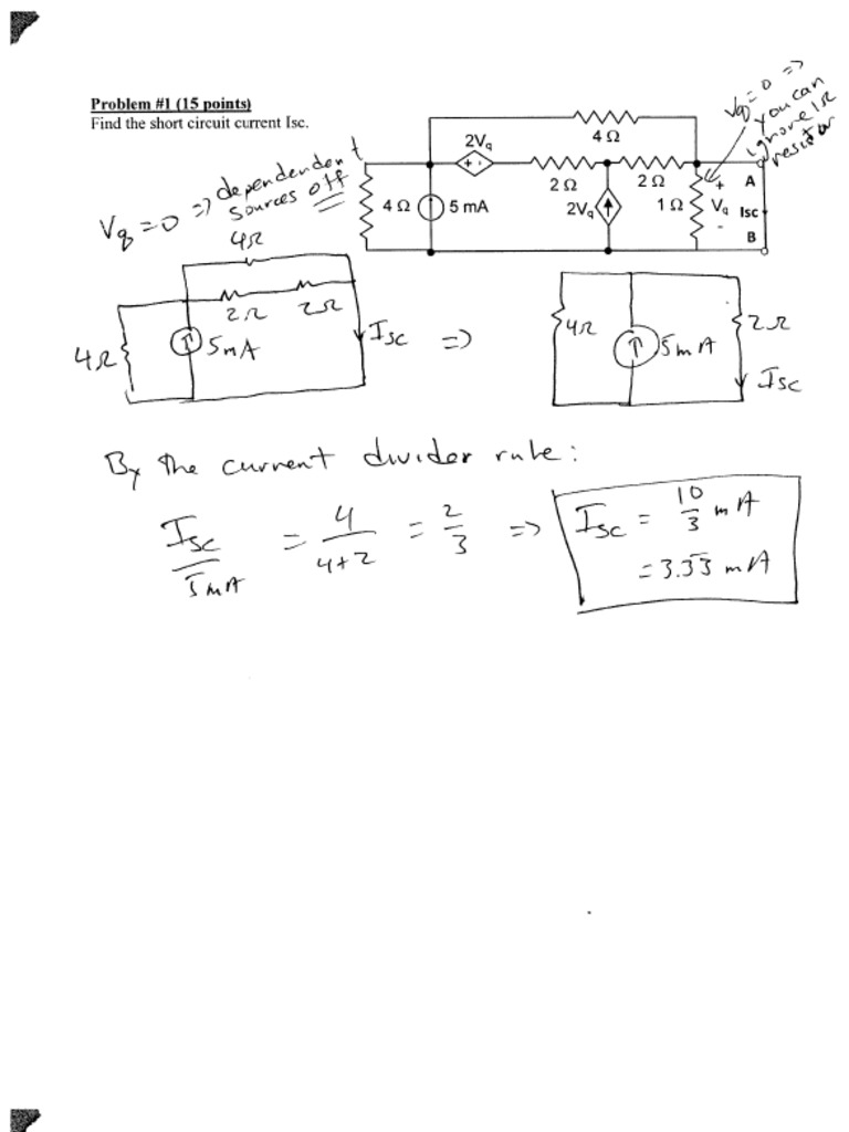 Circuit Analysis and Design Problems | PDF | Teaching Methods ...