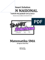 Smart Solution Un Matematika Sma 2013 (SKL 6.1 Statistika (Ukuran Pemusatan Atau Ukuran Letak) )