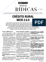 Credito Rural Normas Jurídicas MCR PDF