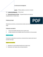 Ocupación Laboral Como Factor de Empoderamiento en Madres Solas