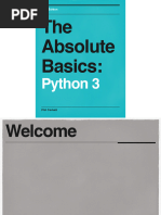 Download The Absolute Basics Python 3 by chubble10 SN243572893 doc pdf