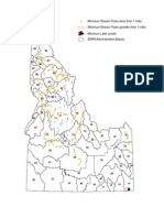 Minimum Stream Flows (Less Than 1 Mile)