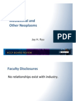 Mediastinal & Other Neoplasms/Pulmonary Board review