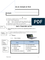 Ficha de Avaliação Word PDF