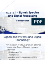 ECE121 - Signals Spectra and Signal Processing: 1-Introduction