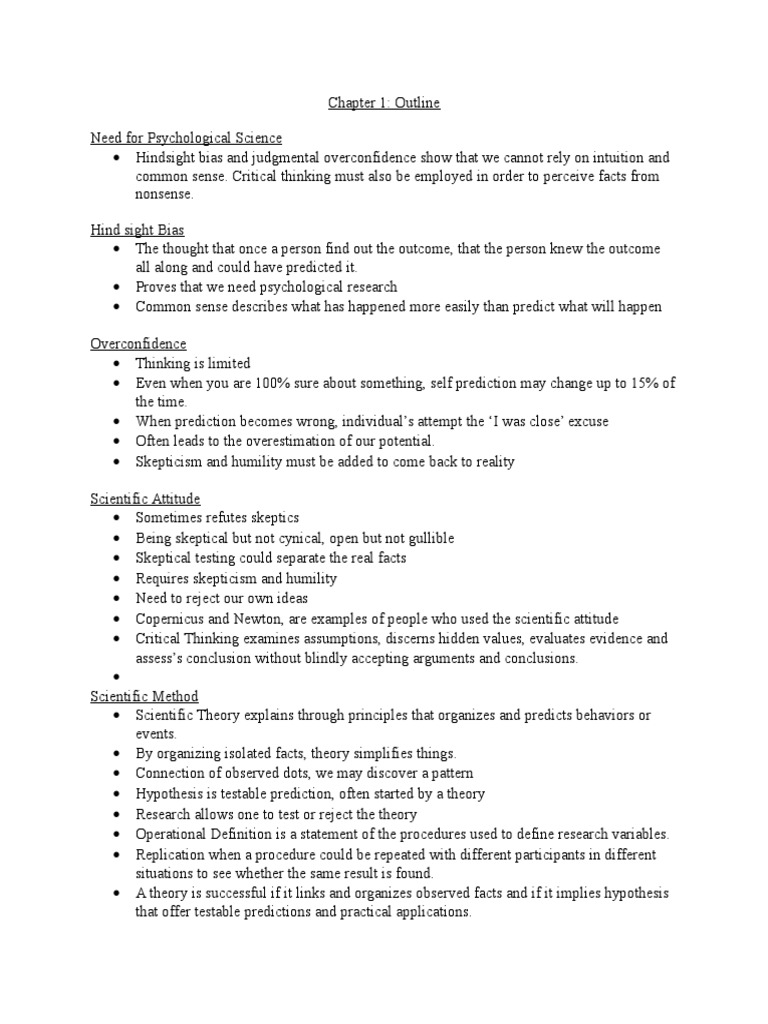 Key Concepts in AP Psychology Unit 2 | PDF | Correlation And Dependence ...