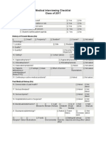ITP - Medical Interviewing Checklist