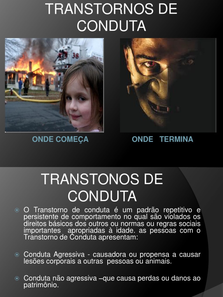 Transtorno de Conduta: Sintomas e Tipos | PDF | Transtorno de ...