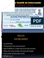 2a. Reunião Comite Intercessão - Reinhard Bonnke - Rio de Janeiro.ppt