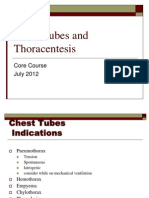 Chest Tubes and Thoracentesis