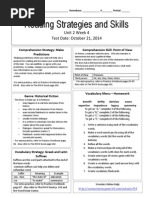 u2w4 reading skills and strategies