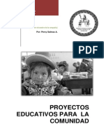 Proyecto Educativos para La Comunidad PDF