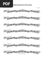 Articulation Exercises For 3 Octave Scales PDF