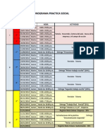 Crono Actividades Práctica - Social 2 PDF