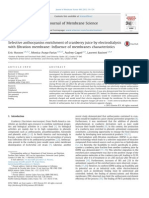 Selective Anthocyanins Enrichment of Cranberry Juice by Electrodialysis With Filtration Membrane Influence of Membranes Characteristics PDF