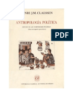 Antropologia Politica - Estudio de las comunidades politicas - Henri Claessen.pdf