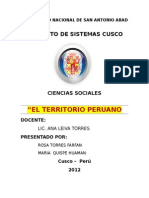 "El Territorio Peruano: Instituto de Sistemas Cusco