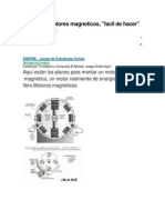 Planos de Motores Magneticos, Facil de Hacer