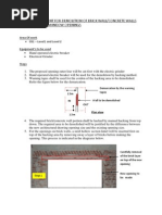 Download Method Statement for Demolition of Brick Concrete Walls at c01 for Door Window Opening by SumedhaSampath SN243622544 doc pdf