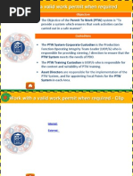 PTW Training Course Overview | PDF | Hazards | Risk