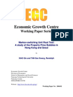 Economic Growth Centre: Working Paper Series
