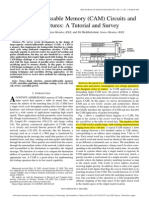 Content Addressable Memory (CAM) Circuits and Architectures A Tutorial and Survey PDF