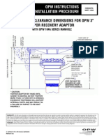 1611VR Adaptor Installation Instructions - English H08843PA