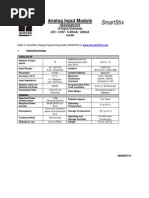 Smartstix: Analog Input Module