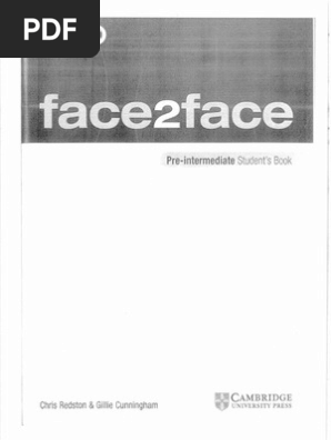 Face2face pre-intermediate workbook