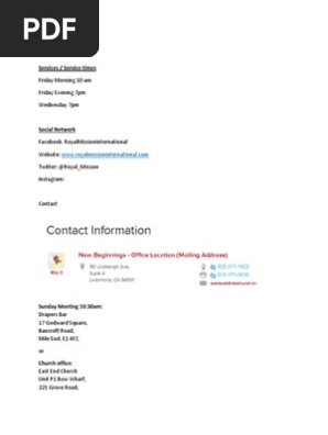 Church Bulletin