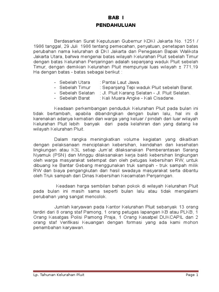 Lp Penjaringan Tahunan 2013