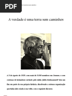 uma terra sem caminhos