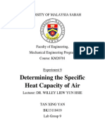 Determine Specific Air Capacity Using Air Conditioning Unit