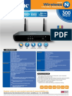 4-Port ADSL2+ Modem/Router: Specifications