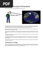 Concept of Dimensions