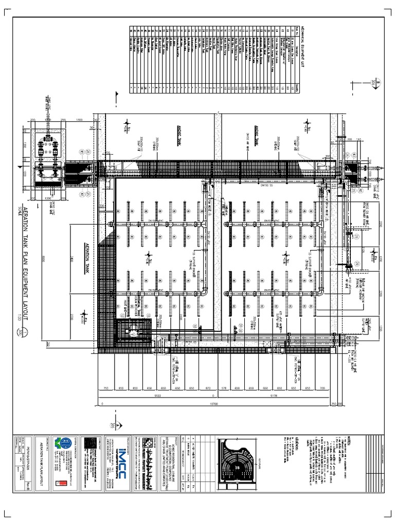Aeration Tank Plan Drawing PDF Foreign Language Studies