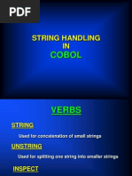 COBOL 400 UNIT 2 - 6 (String Handlings)