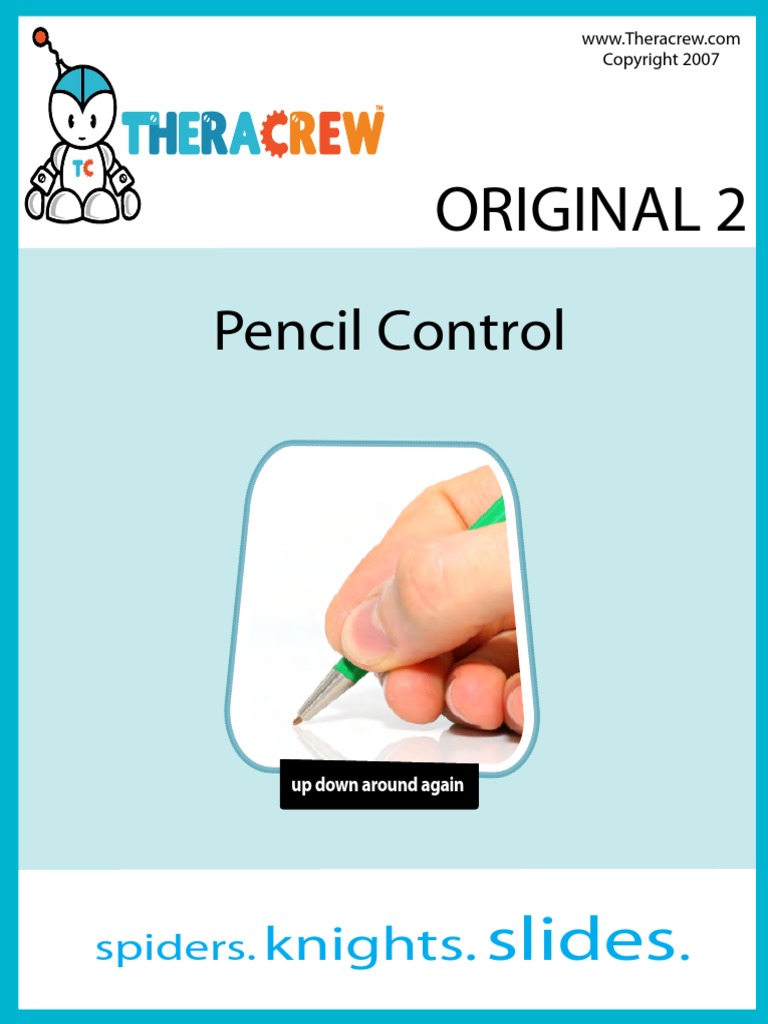 Theracrew Handwriting Pencil ControlFluency Patterns Workbook PDF