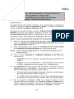 05 Pauta de Creacion Del Plan de Coordinacion Informatica Preliminar PDF