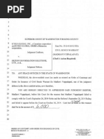 Order Of Contempt And Order For Issuance Of Civil Bench Warrant