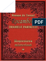 Terrail Ponson Du - 01 - Dramele Parisului - Mostenirea Misterioasa Vol. 1