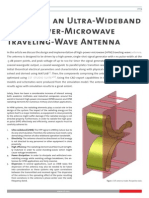 CST Application Note Ultra Wideband High Power Microwave Traveling Wave Antenna