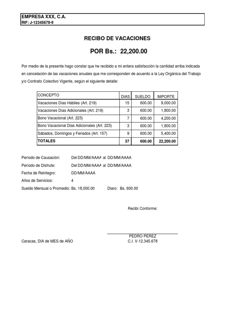EJEMPLO RECIBO VACACIONES.xls