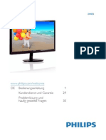 Bedienungsanleitung Monitor 244e5qhad - 00 - Dfu - Deu PDF