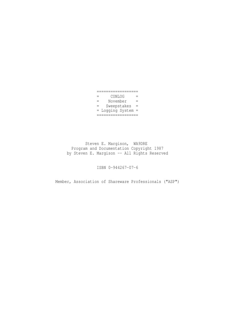 Conlog | PDF | Dos | File Format