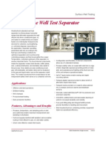 Three-Phase Well Test Separator: Applications